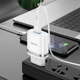 СЗУ HOCO N1 1USB/2.4A + USB - Lightning 12pc, зарядний пристрій, Білий - зображення 5
