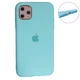 Чохол силіконовий із повним покриттям для iPhone 12 Mini 5.4", бірюзовий - зображення 1