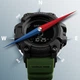 Оригинальные часы с компасом Skmei 1356 Compass зеленые - изображение 4