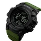 Оригинальные часы с компасом Skmei 1356 Compass зеленые - изображение 6