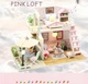 Кукольный деревянный домик CuteBee. Конструктор миниатюрный кукольный домик с подсветкой 20x17x16.5см (298829) - изображение 2