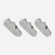 Набор женских носков коротких Nike U Nk Evryday Plus Cush Footie DN3314-063 38-42 3 пары Dk Grey Heather/Black (195244777037) - изображение 3