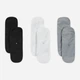 Набор мужских носков коротких Nike U Nk Everyday Plus Ltwt Footie SX5277-927 42-46 3 пары Multi-Color (194958595470) - изображение 3
