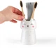 Підставка для зубних щіток та пасти МВМ MY HOME Cute Cat BA-21 White - зображення 2