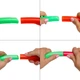 Обруч массажный складной Хула Хуп Hula Hoop для детей 6 секций d=59 см FI-306 - изображение 8