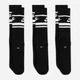 Набор носков Nike U Nk Nsw Everyday Essential Cr DX5089-010 34-38 3 пары Black/White (196148786125) - изображение 3