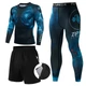 Костюм спортивный компресионный мужской Deep Monster синий 3XL - изображение 1