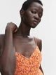 Сарафан женский Mango Polimo 47038642-20 XS Оранжевый (8445922260859) - изображение 5