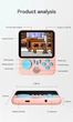 Портативная игровая ретро приставка Dendy Nintendo 8 bit консоль G7 розовая - изображение 7