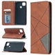 Чехол-книжка с кармашками UniCase Geometric Pattern для Xiaomi Redmi 9C - Coffee - изображение 1
