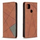 Чехол-книжка с кармашками UniCase Geometric Pattern для Xiaomi Redmi 9C - Coffee - изображение 6