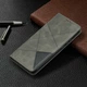 Чехол-книжка с кармашками UniCase Geometric Pattern для Xiaomi Redmi 9C - Grey - изображение 2