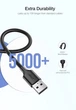 Кабель UGREEN US289 USB 2.0 to Micro Cable Nickel Plating 2A 0.25m Black (60134) - изображение 6