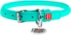 Ошейник для собак кожаный WAUDOG Collar Glamour с QR паспортом круглый Д 13 мм 53-63 см Ментоловый (353113Collar) - изображение 1