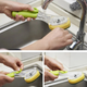 Багатофункціональна щітка з дозатором для миття посуду DMZ-8890 Automatic Cleaning Brush 4 насадки - зображення 3