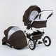 Детская коляска Victoria Gold "Saturn" 2в1 шоколадная № 0186-L-11 - изображение 8