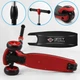 Самокат трехколесный Best Scooter Красный, колеса со светом 44116 - изображение 5