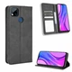 Чехол-книжка Deexe Retro Style для Xiaomi Redmi 9C / Redmi 10A - Black - изображение 2