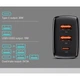 Сетевое зарядное устройство Baseus Compact Quick Charger 2USB+Type-C 30W Black - изображение 9