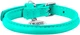 Ошейник для собак кожаный WAUDOG Collar Glamour с QR паспортом круглый Д 8 мм 25-33 см Ментоловый (224113Collar) - изображение 2