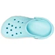 Женские кроксы Бирюзовые Crocs Bayaband Clog Ice Blue / Melon 205089 38 (M6-W8) - изображение 5