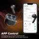 Навушники SOUNDPEATS Air3 Deluxe HS black бездротові Bluetooth вкладиші aptx tws LDAC чорні - зображення 3