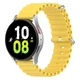 Ремешок для Zepp E - желтый / ширина крепления 20мм / силикон / Watchbands Hump (W23-3WB98483718) - изображение 1