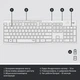 Комплект Logitech MK295 Silent UA Off-White (920-009824) - изображение 6