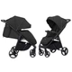 Коляска прогулянкова CARRELLO Bravo CRL-8512, Pure Black - изображение 1