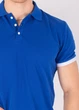 Футболка чоловіча TvoePolo однотонне XXXXL Синє (5718-89xxxxl) - зображення 3