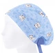 Медицинская шапочка женская HeadwearUniverse универсальная принт Собачки Йорк - изображение 3