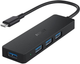 Hub USB Aukey USB 3.2 Gen 2 (3.1 Gen 2) Type-C Czarny (CB-C64) - obraz 1