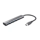Алюмінієвий USB-хаб TRUST HALYX 4-PORT USB-C (TR24948) - изображение 1