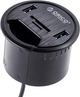 USB-хаб Orico USB-A 3.1, 2хUSB-A, SD Reader (DESK-2UST-BK-BP) - зображення 2