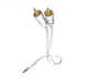 Интерфейсный кабель Mini Jack—2хRCA Inakustik Star white 1,5m - изображение 1