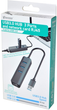 Hub USB Vakoss 1x RJ-45 + 3x USB-A 3.0 (TC-4502X) - obraz 2