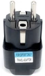 Перехідник мережевий Dynamode US/UK/AU на EU вилку Чорний (EU Adapter black) - зображення 2