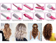 Фен щітка 10 в 1 Fullcome Hair Styler ST300 Професійний багатофункціональний стайлер для випрямлення та завивки волосся Рожевий - зображення 2