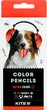 Набір кольорових двосторонніх олівців Kite Dogs картонна упаковка 24 кольори 12 шт (K22-054-1) - зображення 1