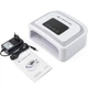 Лампа для манікюру LEDME 5B 120W SILVER з акумулятором - зображення 4