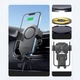 Автотримач з бездротовою зарядкою UGREEN CD256 Wireless Car Charger Gray (40118) - зображення 2