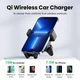 Автотримач з бездротовою зарядкою UGREEN CD256 Wireless Car Charger Gray (40118) - зображення 6