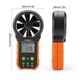 Цифровой анемометр PEAKMETER PM6252A, портативный ручной измеритель скорости ветра (sv2502) - изображение 5