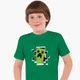 Детская футболка для мальчиков Майнкрафт (Minecraft) (25186-1709-39) 122-128 см Хлопок Зеленый - зображення 1