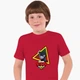 Детская футболка Бравл Старс Ворон (Brawl Stars Crow) (25186-1025) 104-110 см Хлопок Красный - изображение 1