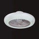 Біла люстра вентилятор WBL-74/36W*2 WH - изображение 3
