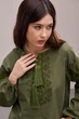 Жіноча вишиванка MEREZHKA "Перемога" хакі, розмір XXL - зображення 3