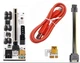Райзер Riser VER 010x plus PCI-E 1x to 16x 60см 6pin sata molex led 009s 8 cap - зображення 1
