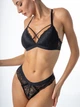 Комплект Moor Moor Barbara 2126 Бюстгальтер и стринги Черный 85B/XL (29454) - изображение 1