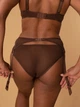 Пояс для чулок brabrabra Легкий комфорт Slz23602006 XL Коричневый (6907208040835) - изображение 2